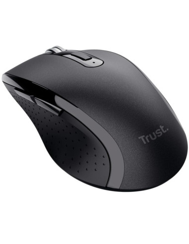 Ratón inalámbrico trust sura/ hasta 1200 dpi/ negro