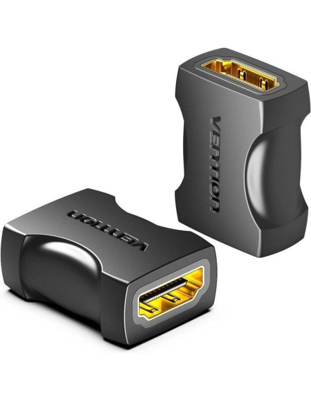 Adaptador hdmi 2.0 4k vention airb0/ hdmi hembra - hdmi hembra