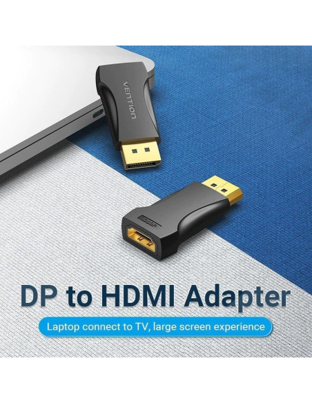 Adaptador vention hbob0/ displayport macho - hdmi hembra