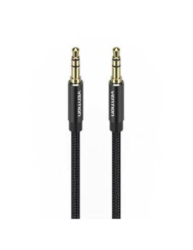 Cable estéreo vention bawbf/ jack 3.5 macho - jack 3.5 macho/ 1m/ negro