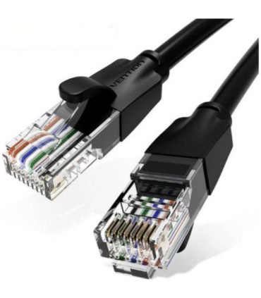 Cable de red rj45 utp vention ibebk cat.6/ 8m/ negro
