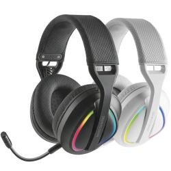 Auriculares Gaming Inalámbricos con Micrófono Mars Gaming MHW-QUASAR/ Jack 3.5/ Bluetooth/ Negros