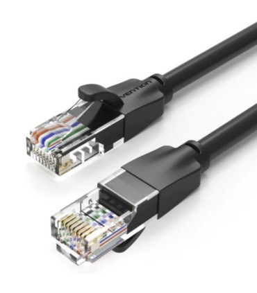Cable de red rj45 utp vention ibeby cat.6/ 30cm/ negro