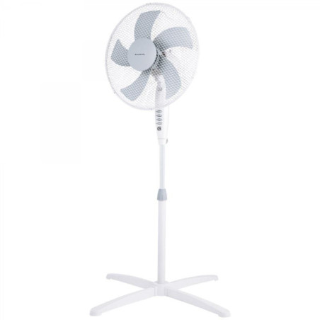 Ventilador de pie grunkel fan-165x/ 50w/ 5 aspas 40cm/ 3 velocidades