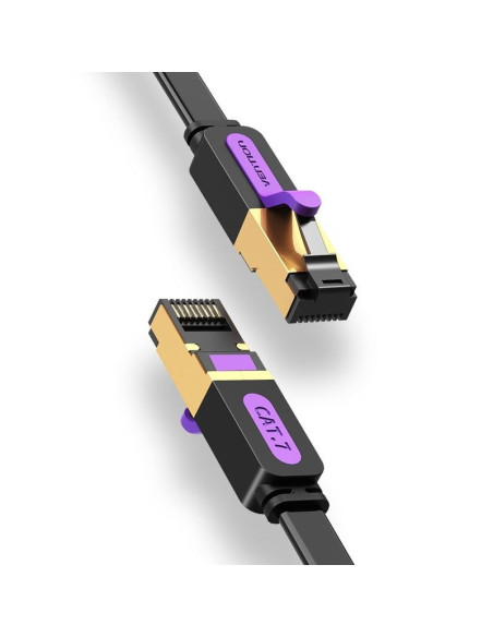 Cable de red rj45 stp vention icabk cat.7/ 8m/ negro