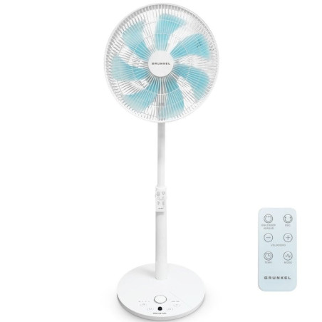Ventilador de pie grunkel fs-14t/ 25w/ 7 aspas 35cm/ 12 velocidades