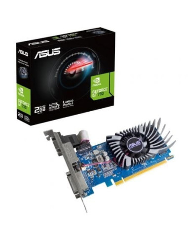 Tarjeta gráfica asus geforce gt 730 brk evo/ 2gb ddr3/ compatible con perfil bajo