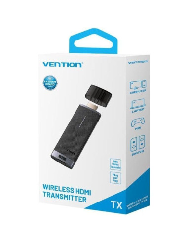 Adaptador/transmisor de vídeo inalámbrico hdmi vention adcb0-tx