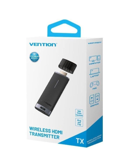 Adaptador/transmisor de vídeo inalámbrico hdmi vention adcb0-tx