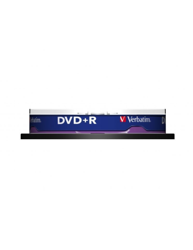 Dvd+r verbatim advanced azo 16x/ tarrina-10uds