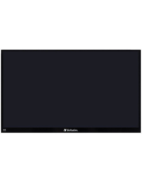 Monitor portátil táctil verbatim pmt-17-4k 17.3'/ 4k/ negro