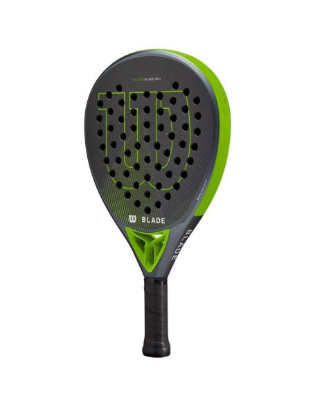 Pala de pádel wilson blade pro v2/ negra y verde