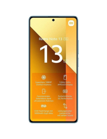 Smartphone xiaomi redmi note 13 6gb/ 128gb/ 6.67'/ 5g/ azul