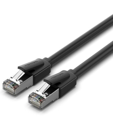 Cable de red rj45 utp 26awg vention ikkbj cat.8/ gaming/ 5m/ negro