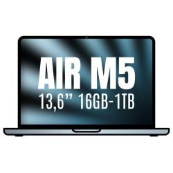 Apple Macbook Air 13,6'/ M5 10-Core CPU/ 16GB/ 1TB SSD/ 10-Core GPU/ Azul