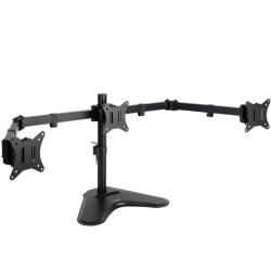 Soporte de Sobremesa para 3 Monitores TooQ DB1704TN-B/ Giratorio/ Inclinable/ hasta 7kg
