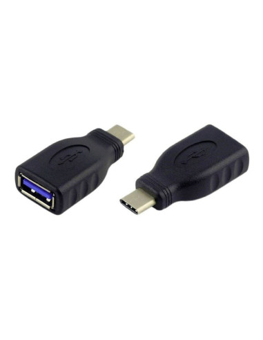 Adaptador usb 3.1 tipo-c aisens a108-0323/ usb tipo-c macho - usb hembra
