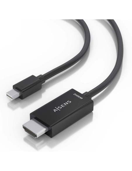 Cable conversor aisens a125-0887/ mini displayport macho - hdmi macho/ 1.5m/ negro