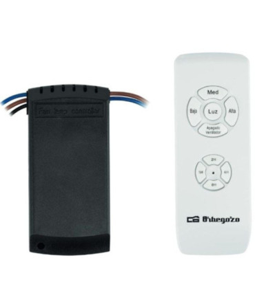 Kit orbegozo rcm 9000 para ventilador de techo/ incluye receptor y mando a distancia