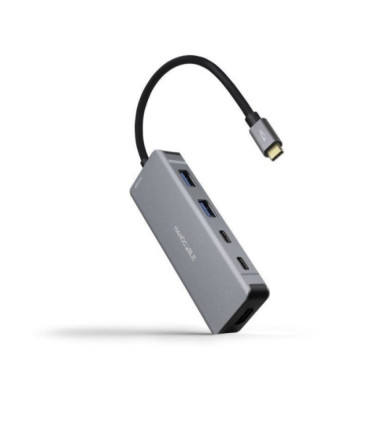 Docking tipo-c nanocable 10.16.1006/ 2xusb/ 1xhdmi 4k/ 2xusb tipo-c/ 1xusb tipo-c pd/ gris