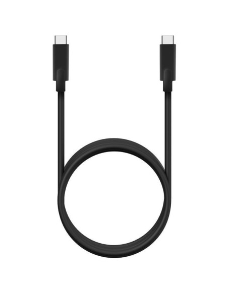 Cable usb 3.2 tipo-c aisens a107-0705 10gbps 5a 100w/ usb tipo-c macho - usb tipo-c macho/ hasta 100w/ 2500mbps/ 3m/ negro