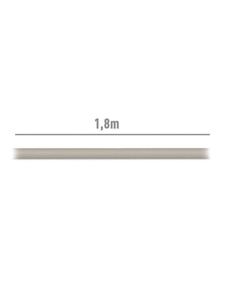 Cable serie rs232 aisens a112-0065/ db9 macho - db9 hembra/ hasta 0.15w/ 1.6mbps/ 1.8m/ beige