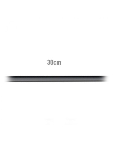 Cable estéreo aisens a128-0141/ jack 3.5 macho - jack 3.5 macho/ hasta 0.1w/ 30cm/ negro