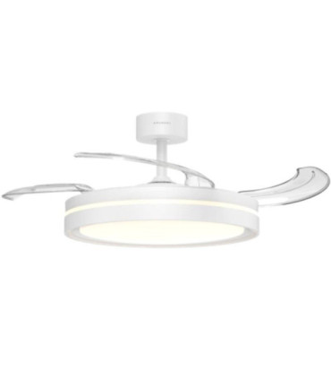 Ventilador de techo grunkel skywhite42/ 30w/ 3 aspas 106cm/ 6 velocidades