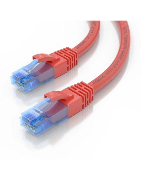 Cable de red rj45 awg26 cca utp aisens a135-0794 cat.6/ 5m/ rojo
