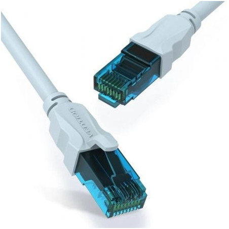 Cable de red rj45 utp vention vap-a10-s075 cat.5e/ 75cm/ azul y negro