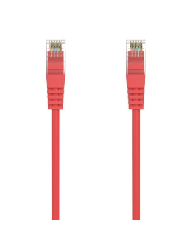 Cable de red rj45 awg24 utp aisens a145-0562 cat.6a/ lszh/ 3m/ rojo