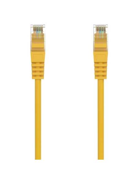Cable de red rj45 awg24 utp aisens a145-0566 cat.6a/ lszh/ 1m/ amarillo