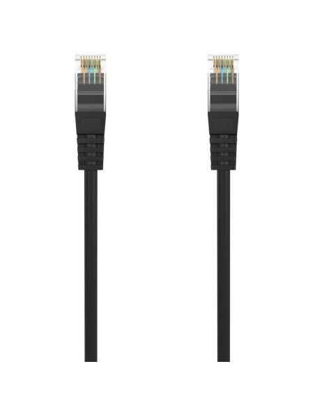 Cable de red rj45 awg24 utp aisens a145-0587 cat.6a/ lszh/ 1m/ negro