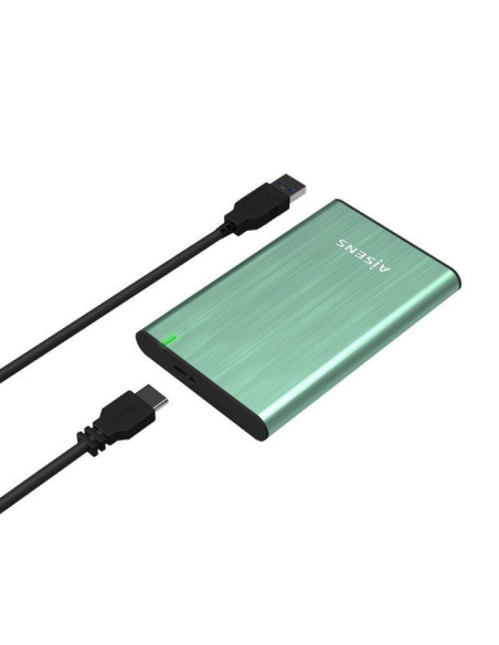 Caja externa para disco duro de 2.5' aisens ase-2525sgn/ usb 3.0/ sin tornillos