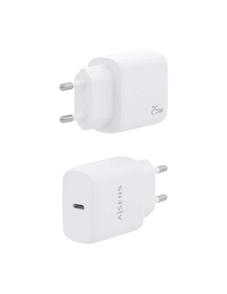 Cargador de pared aisens a110-0756/ 1xusb tipo-c/ 25w