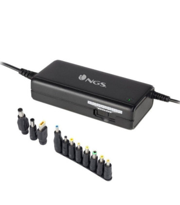 Cargador de portátil ngs ban/ 90w/ manual/ 11 conectores/ voltaje 12-20v