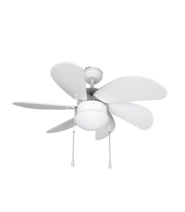 Ventilador de techo orbegozo cp 15076 b/ 50w/ 6 aspas 80cm/ 3 velocidades