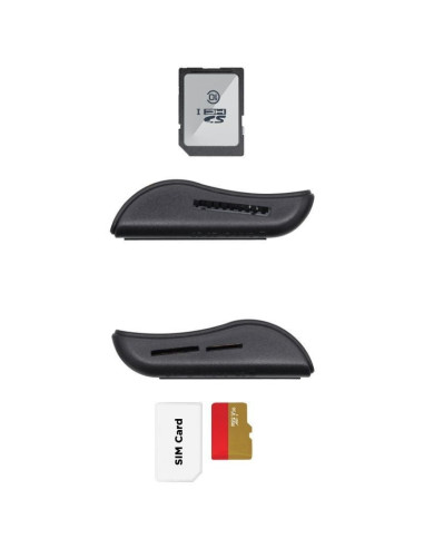 Lector de dni y tarjetas aisens ascr-sn02sd-bk/ negro