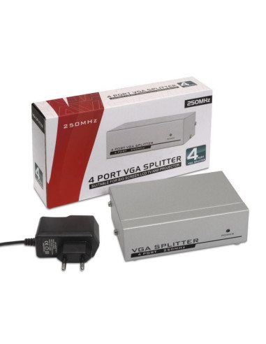 Duplicador svga aisens a116-0085/ 4x svga hembra - svga macho