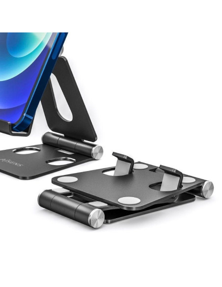 Soporte para smartphone/tablet aisens ms2pm-090/ negro