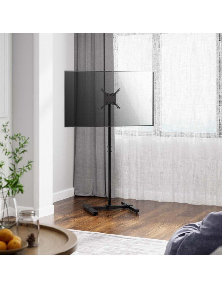 Soporte de suelo inclinable/ nivelable/ extensible aisens ft42te-261 para tv de 13-42'/ hasta 20kg