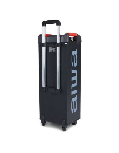 Altavoz portable con bluetooth aiwa fire kbtus-608mkii/ 600w/ 2.0