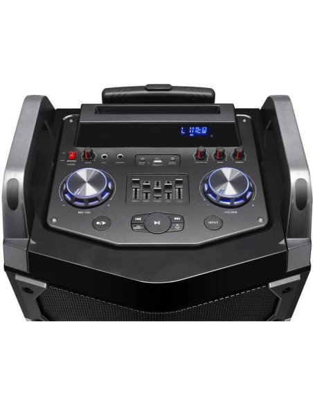 Altavoz portable con bluetooth aiwa kbtus-900/ 800w/ incluye 2 micrófonos