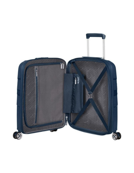 Maleta de cabina american tourister starvibe spinner 55cm/ 55x40x20cm/ 4 ruedas/ azul marino