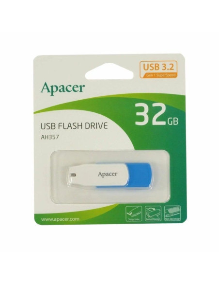 Pendrive 32gb apacer ah357 usb 3.2