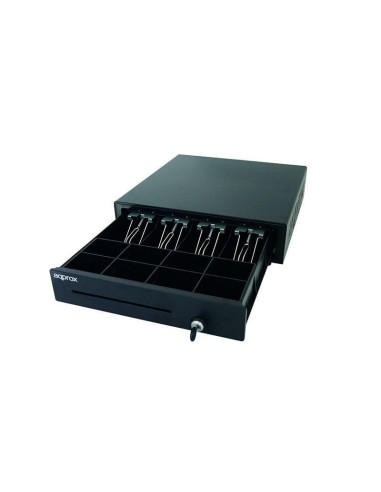 Cajón portamonedas approx appcash01/ manual y automático/ negro