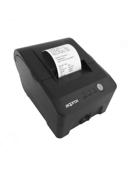 Impresora de tickets approx apppos58mu/ térmica/ ancho papel 58mm/ usb/ negra