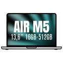 Apple Macbook Air 13,6'/ M5 10-Core CPU/ 16GB/ 512GB SSD/ 8-Core GPU/ Plata