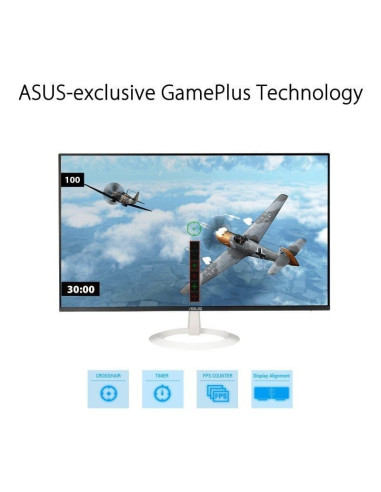 Monitor gaming asus vz27ehf-w 27'/ full hd/ 1ms/ 100hz/ ips/ blanco