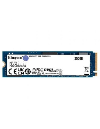 Disco ssd kingston nv2 250gb/ m.2 2280 pcie nvme